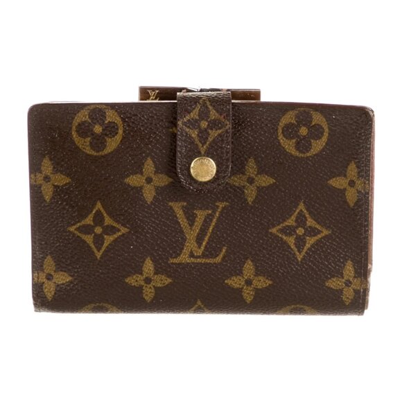 Louis Vuitton Monogram French Kisslock Snap Wallet Good Condition w Box - Picture 1 of 9